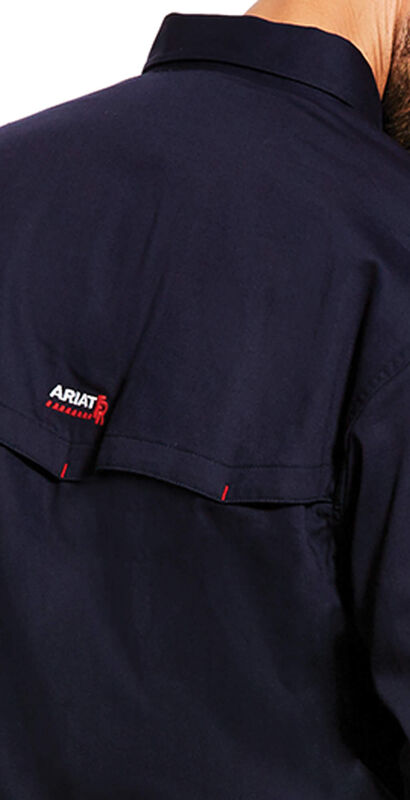 FR Solid Vent Work Shirt 05
